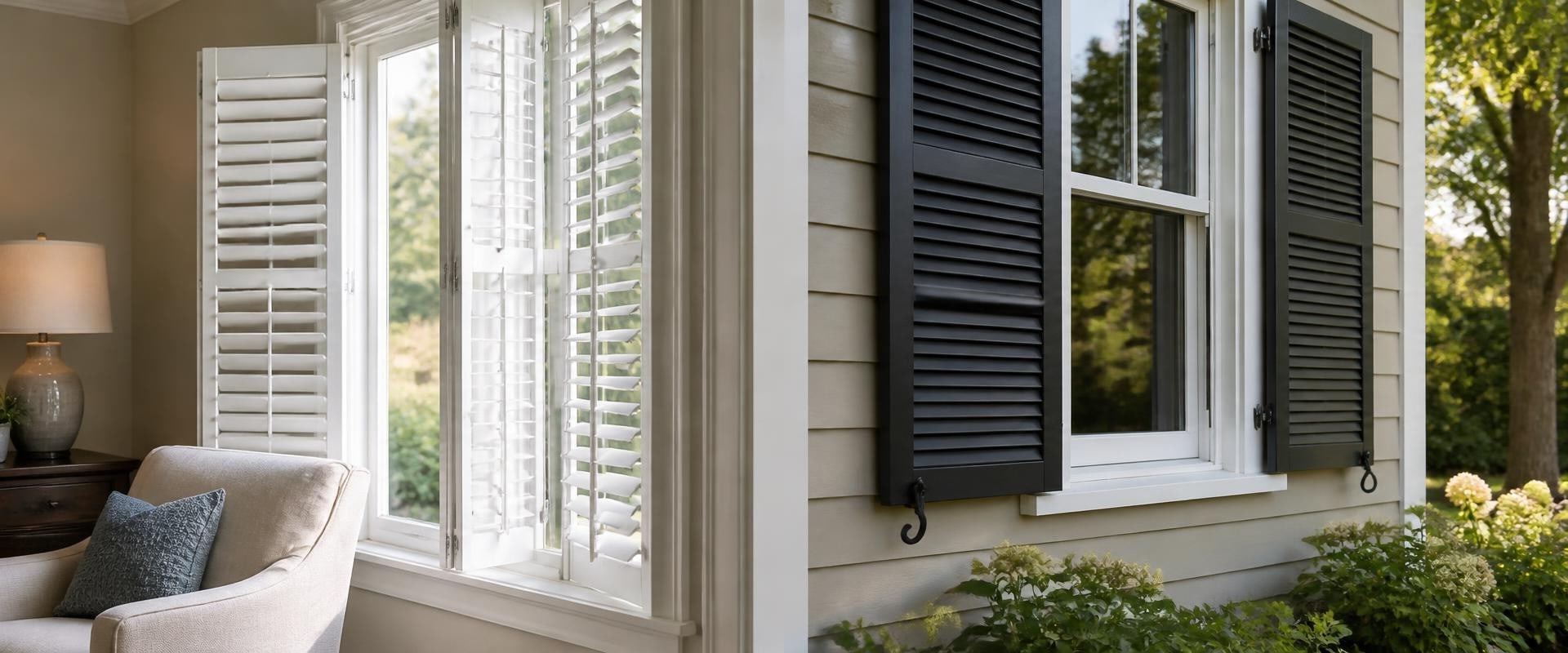 Choosing Between Exterior and Interior Shutters for Your Home